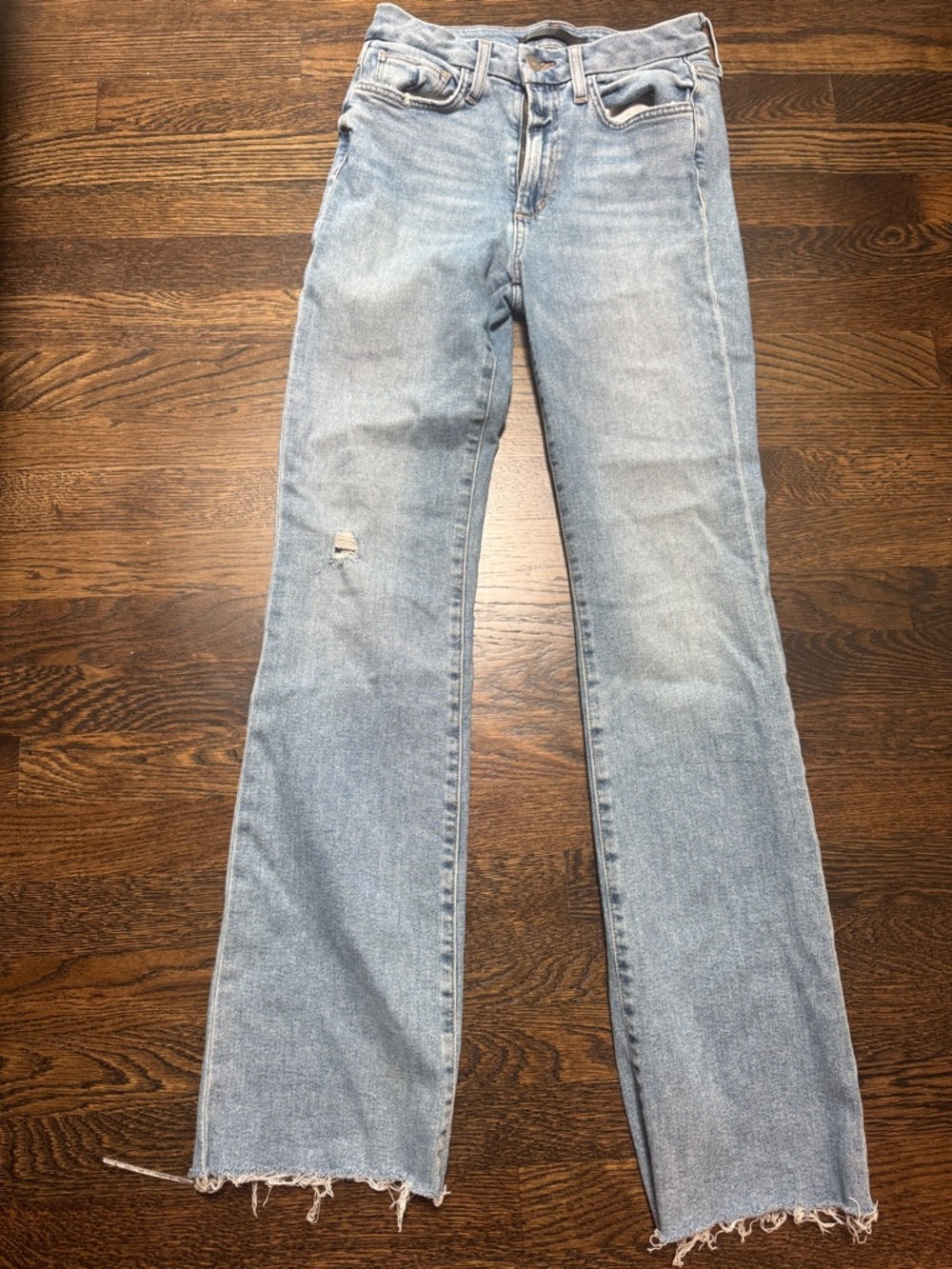 Joe's Jeans Light Blue Flared Wide-Leg Jeans